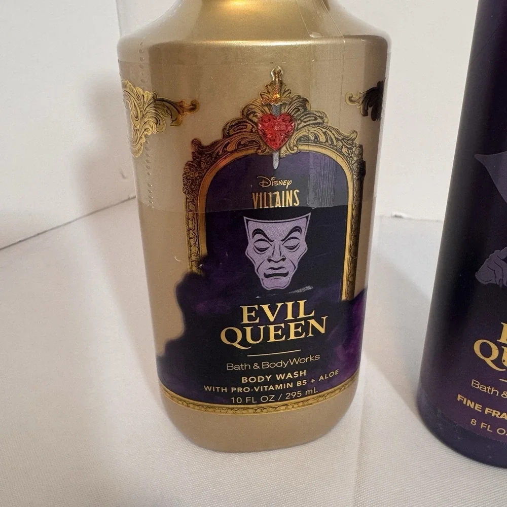Bath &‎ Body Works Evil Queen Disney VILLAINS Body Wash And Fragrance Mist NEW!